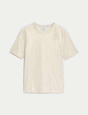 Pure Cotton Metallic T-Shirt