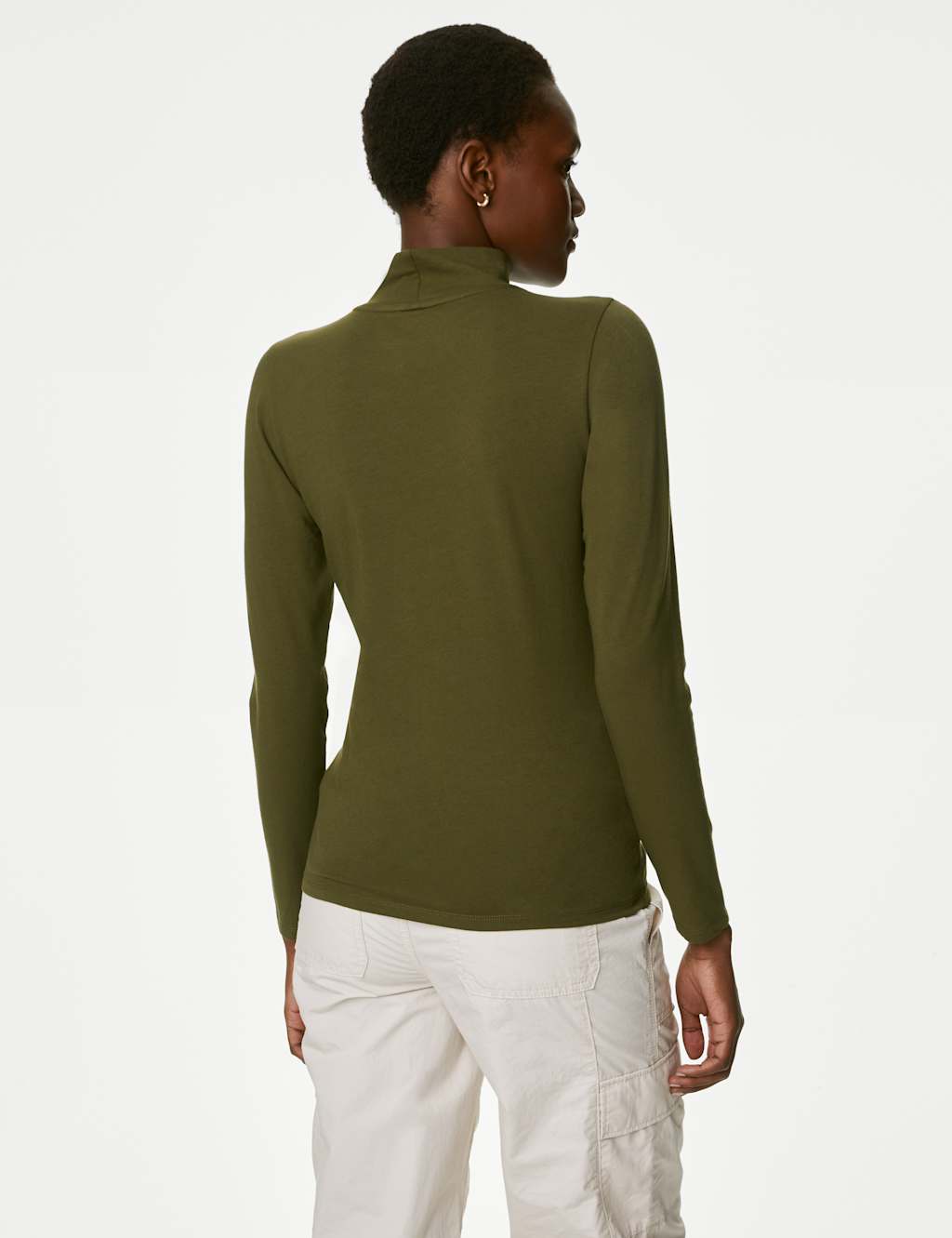 Cotton Rich Slim Fit Top image 5