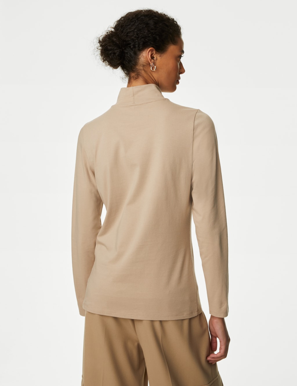 Cotton Rich Slim Fit Top image 4