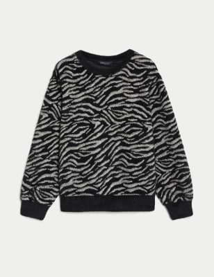 Animal Print Cosy Sweatshirt