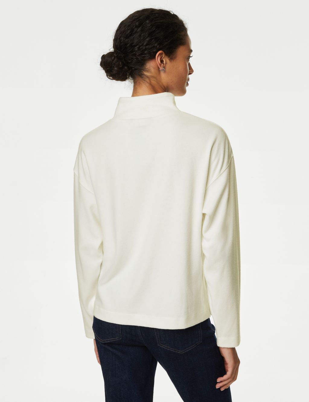 Funnel Neck Cosy Long Sleeve Top image 5