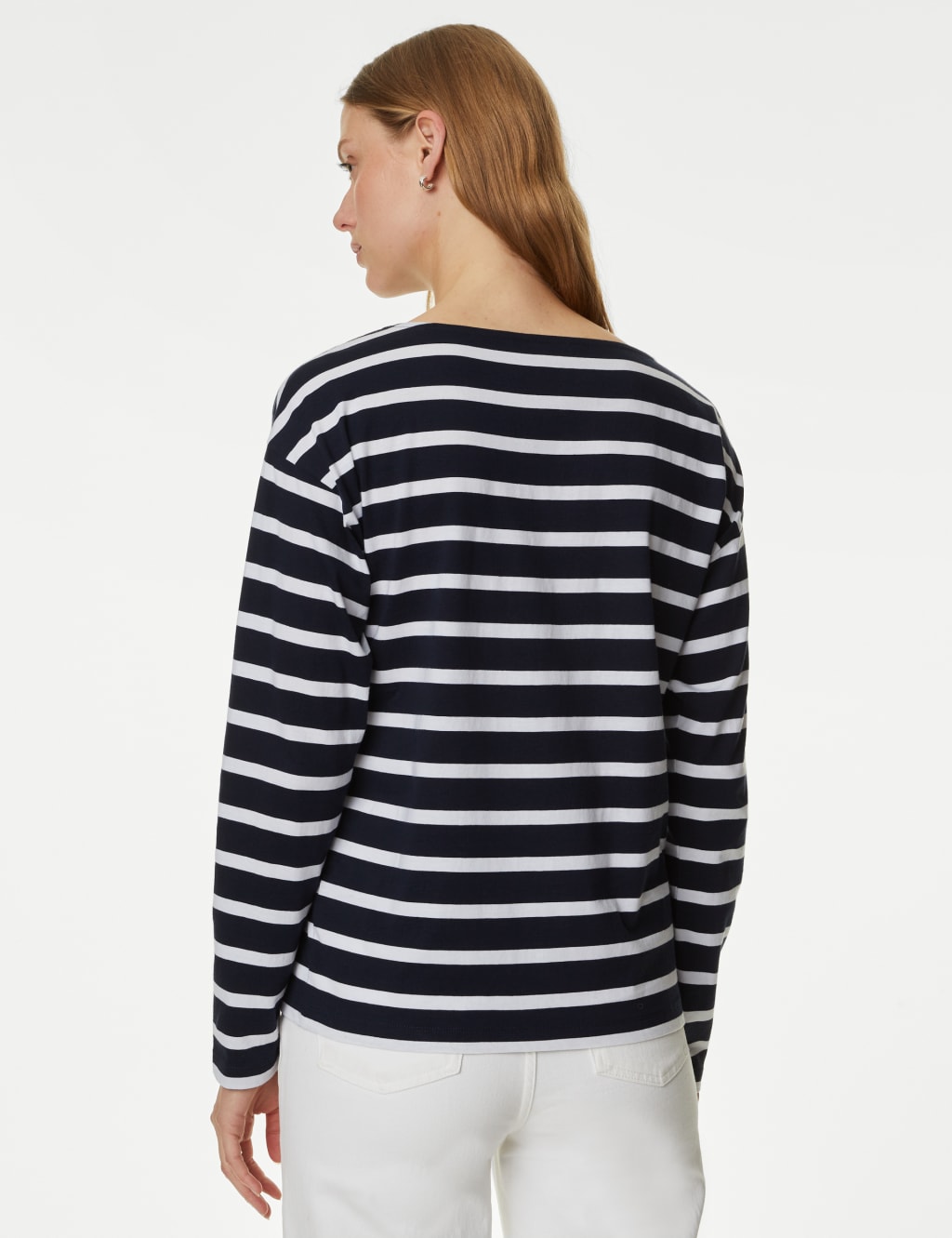 Pure Cotton Striped Top image 5
