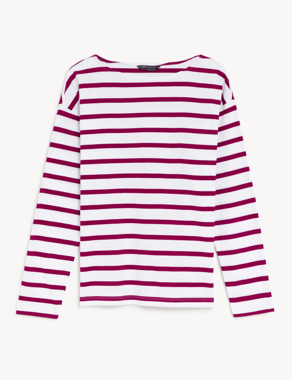 Pure Cotton Striped Top image 2