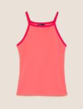 Cotton Rich Fitted Sleeveless Cami Top