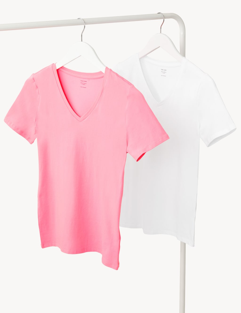 2pk Cotton Rich T-Shirts image 1