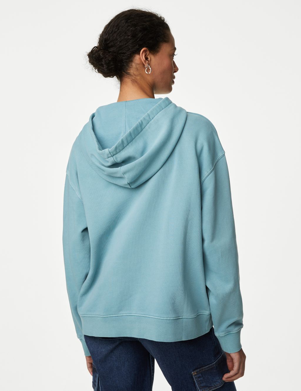 Pure Cotton Embroidered Hoodie image 5