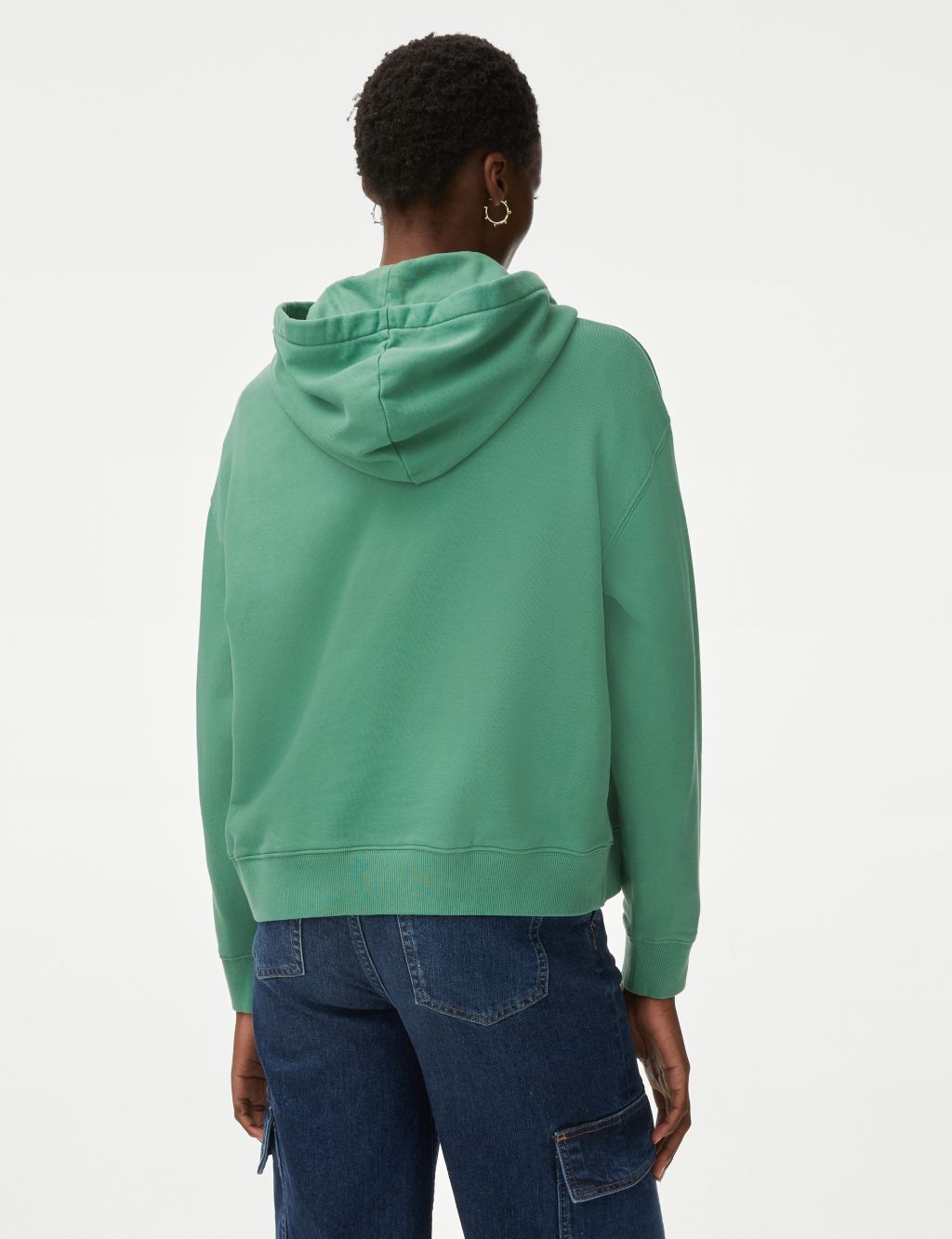 Pure Cotton Embroidered Hoodie image 5