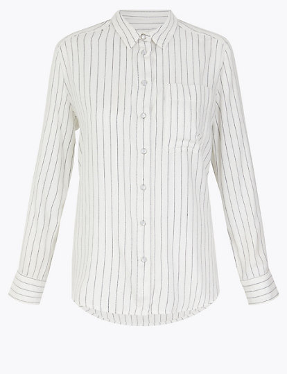 Striped Cosy Relaxed Fit Shirt