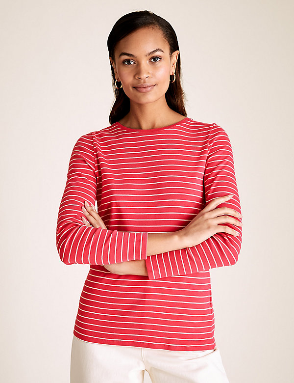 Pure Cotton Regular Fit Long Sleeve Top - SK