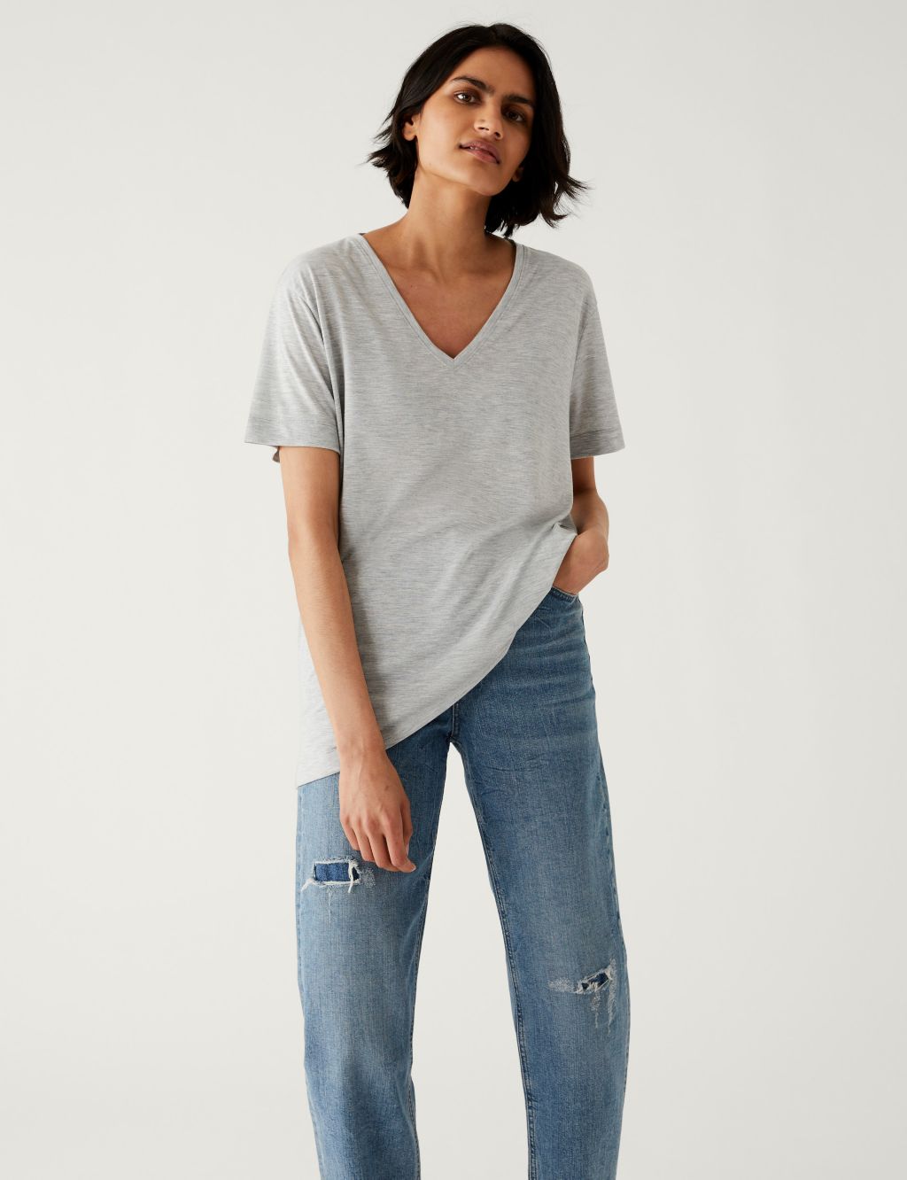 Relaxed Longline T-Shirt image 4