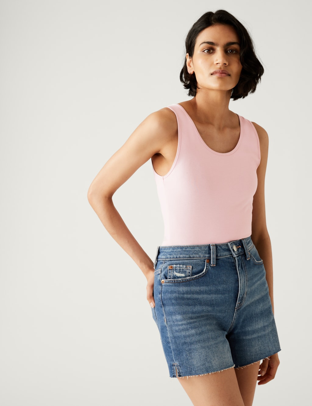 Cotton Rich Vest Top image 2
