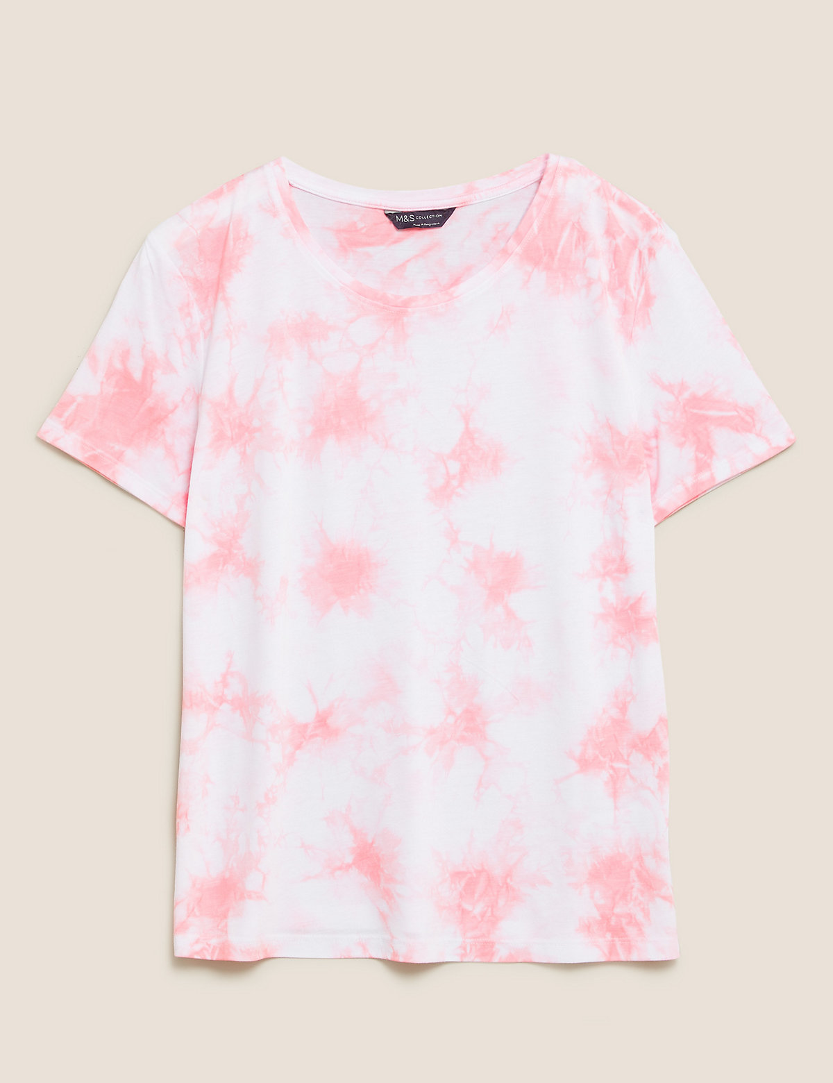 Tie-Dye Crew Neck Relaxed T-Shirt