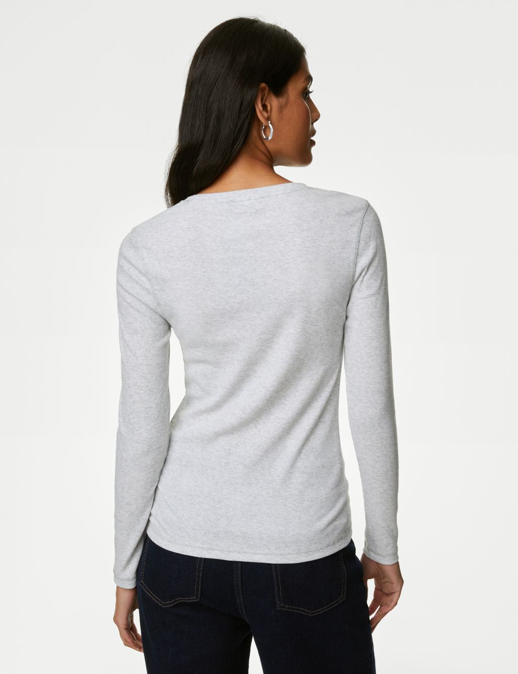 Cotton Rich Ribbed Top image 5