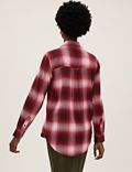 Checked Collared Regular Fit Shirt