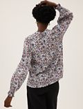 Modal Blend Sparkly Printed Blouse