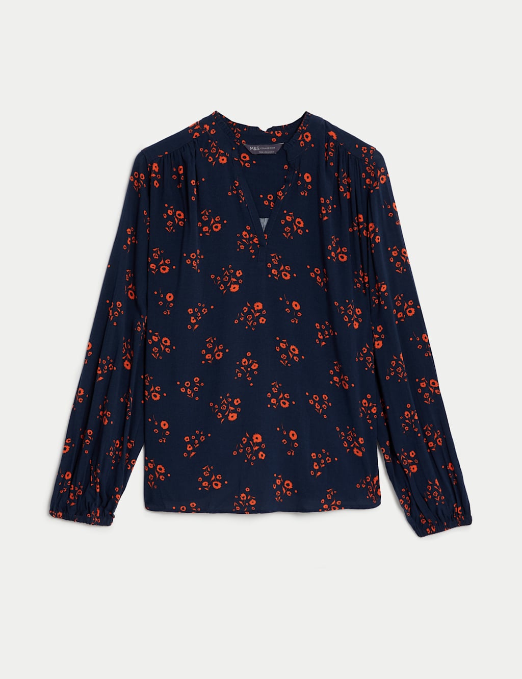 Printed Regular Fit Long Sleeve Blouse image 2