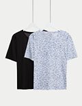 2pk Crew Neck Relaxed T-Shirts