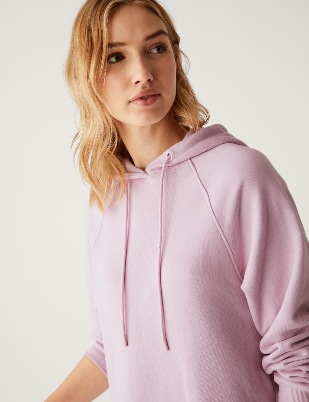 Pure Cotton Long Sleeve Longline Hoodie image 3