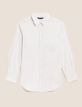 Pure Cotton Twill Collared Shirt