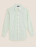 Pure Cotton Striped Long Sleeve Shirt