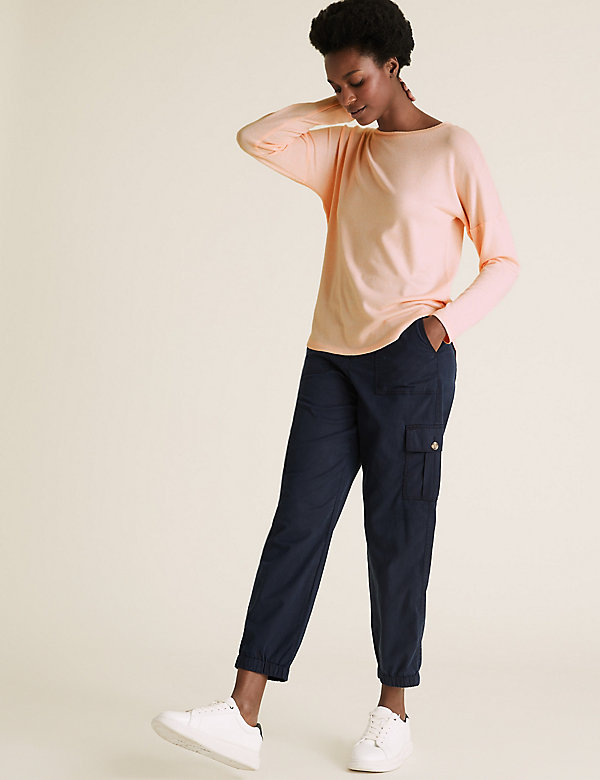 Soft Touch Straight Fit Long Sleeve Top - PL