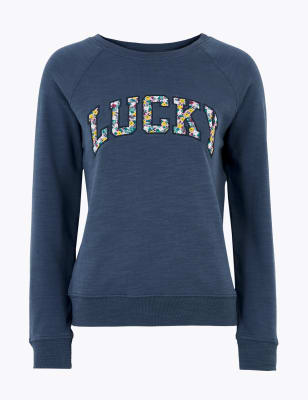 ladies sweatshirts marks and spencer