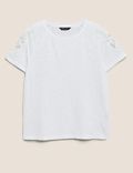 Pure Cotton Textured Relaxed T-Shirt