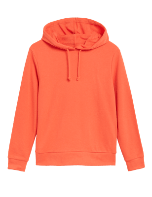 

Womens M&S Collection Cotton Rich Hoodie - Mango, Mango