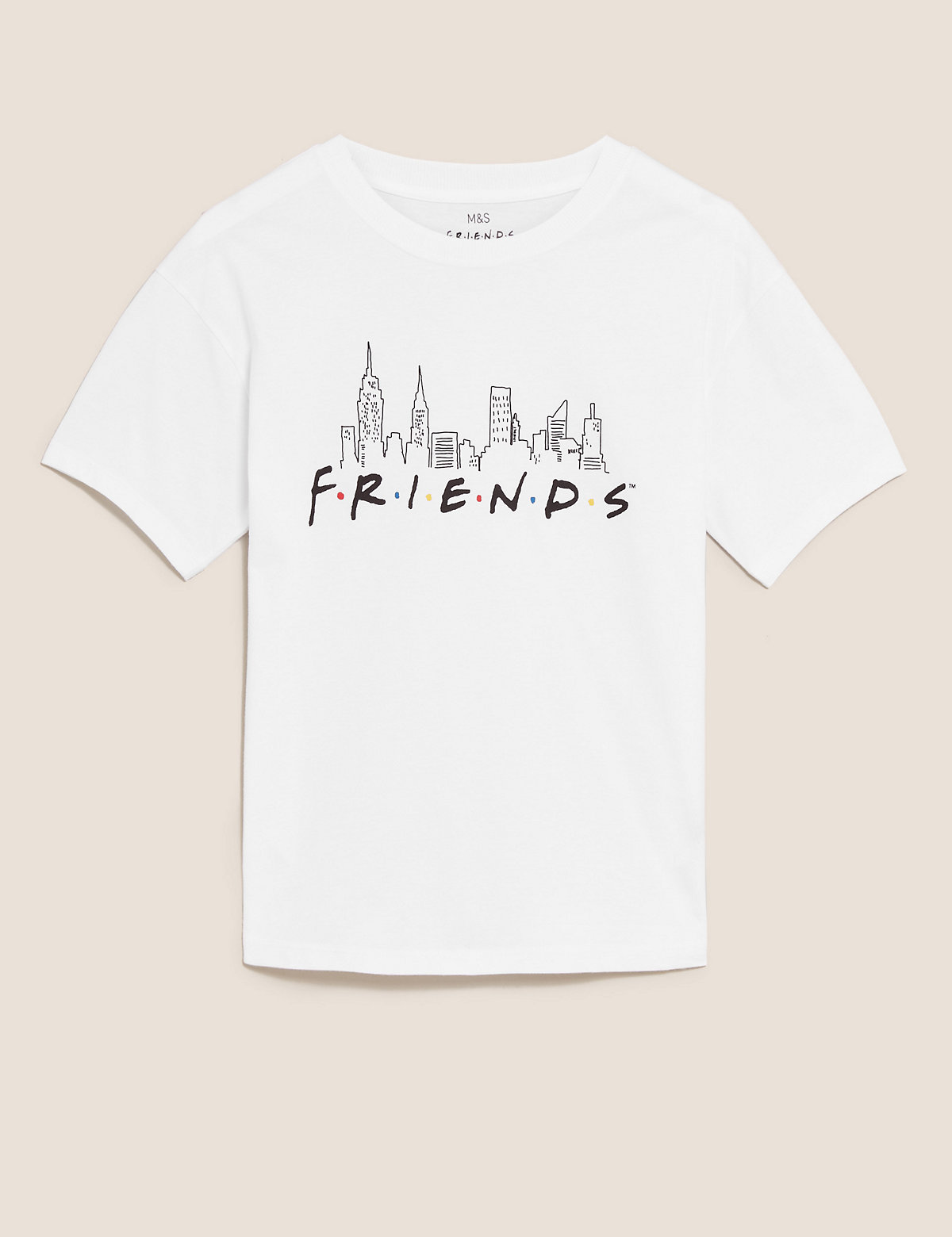 Pure Cotton Friends™ Slogan T-Shirt