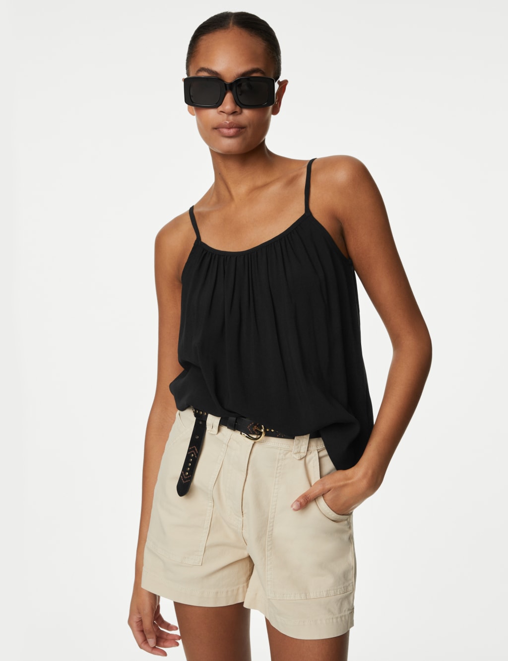 Crew Neck Cami Top image 1