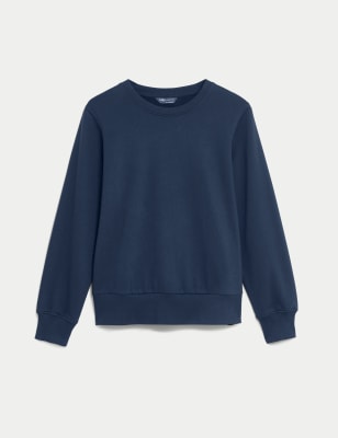 The Cotton Rich Crew Neck Sweatshirt