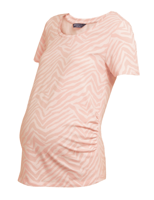 

Womens M&S Collection Maternity Cotton Rich Printed T-Shirt - Pink Mix, Pink Mix