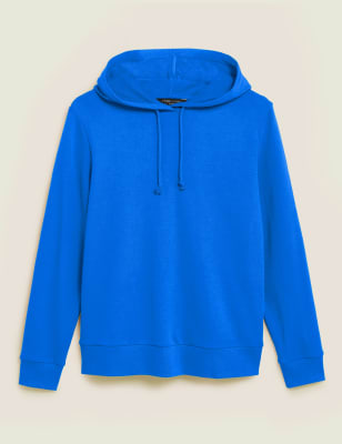 

Womens M&S Collection The Cotton Rich Hoodie - Royal Blue, Royal Blue