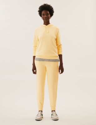 

Womens M&S Collection Sudadera con capucha de algodón - Sunflower, Sunflower