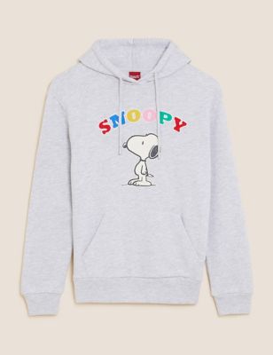 M&S Womens Cotton Rich Snoopy  Hoodie