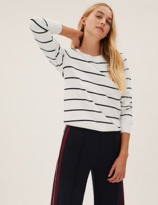 Striped 2025 sweatshirt women