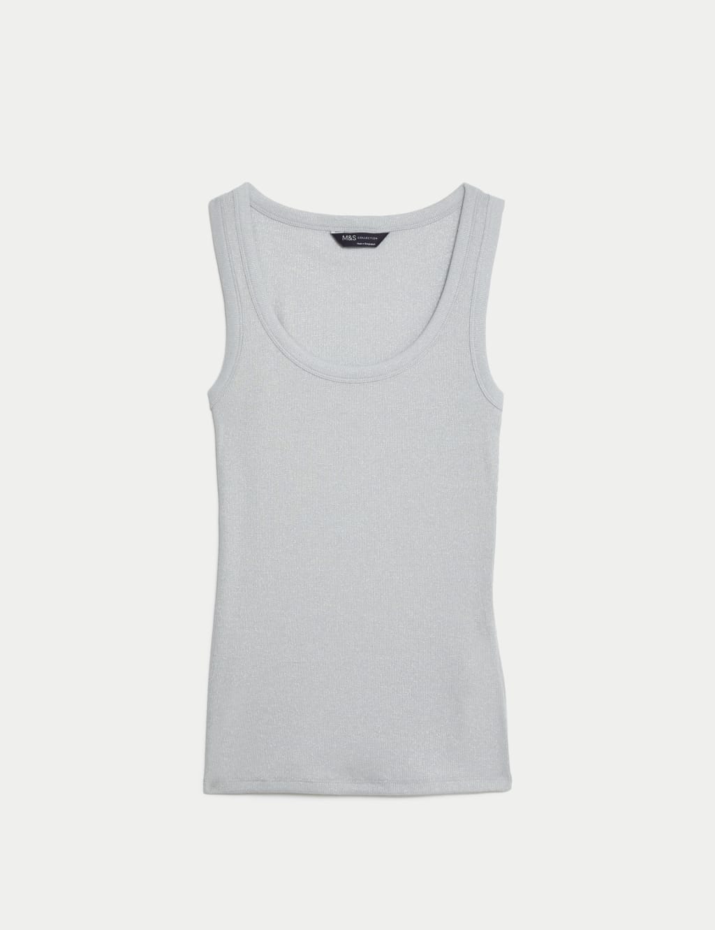 Cotton Rich Ribbed Sparkly Vest image 2