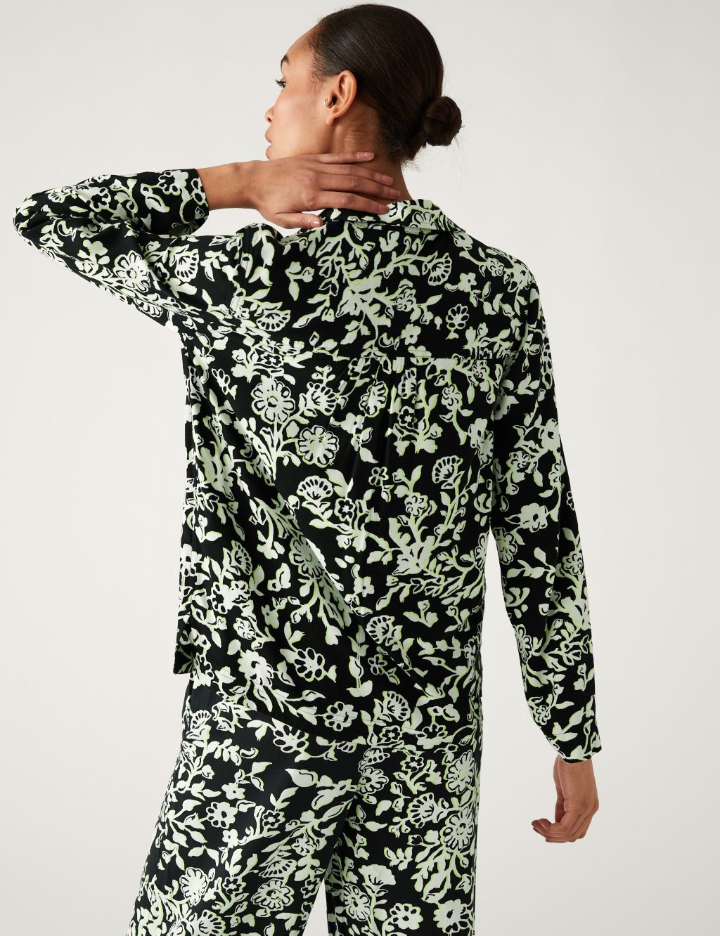 Floral Collared Relaxed Shirt image 4