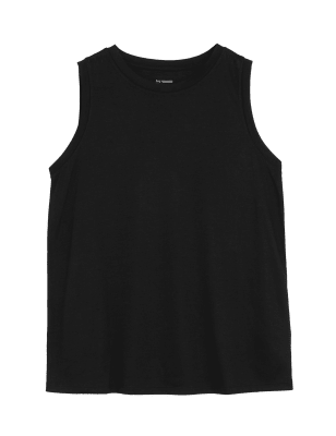 

M&S Collection Top sin mangas con escote cerradoWomens - Black, Black