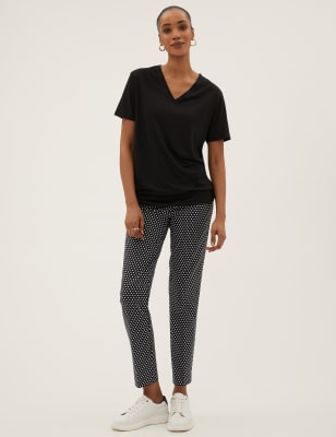 VNeck Longline TShirt