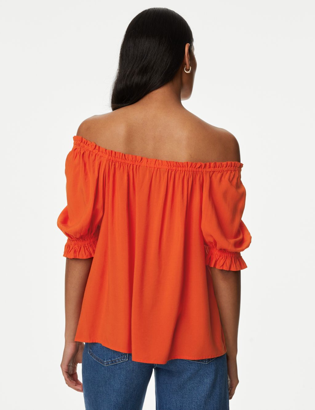 Square Neck Puff Sleeve Top image 4