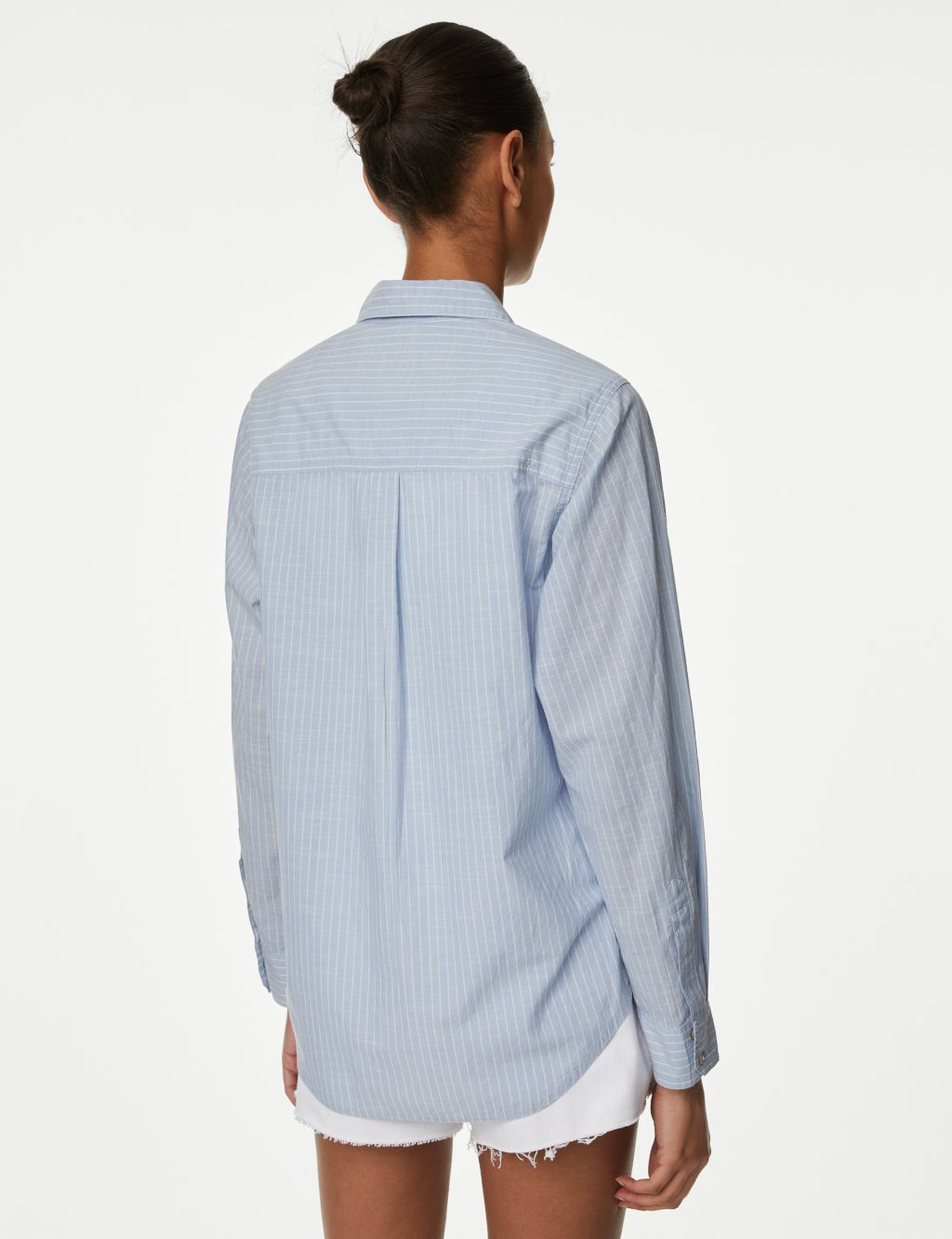 Pure Cotton Striped Collared Shirt image 3