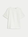 Pure Cotton Double Cloth T-Shirt