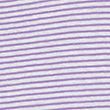 Linen Blend Striped V-Neck Top - purplemix