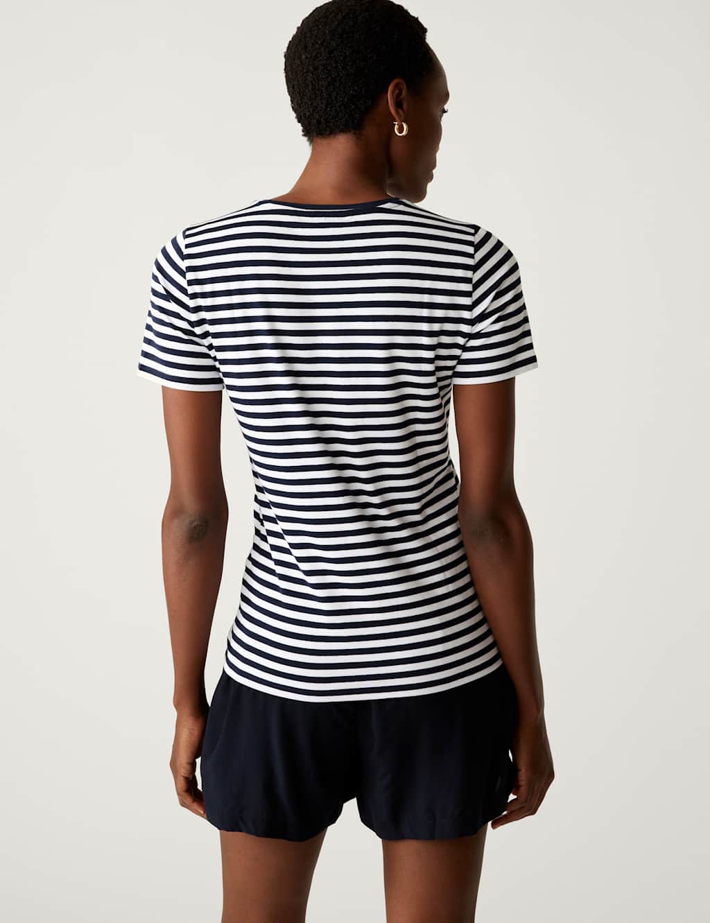 Cotton Rich Striped Slim Fit T-Shirt image 3
