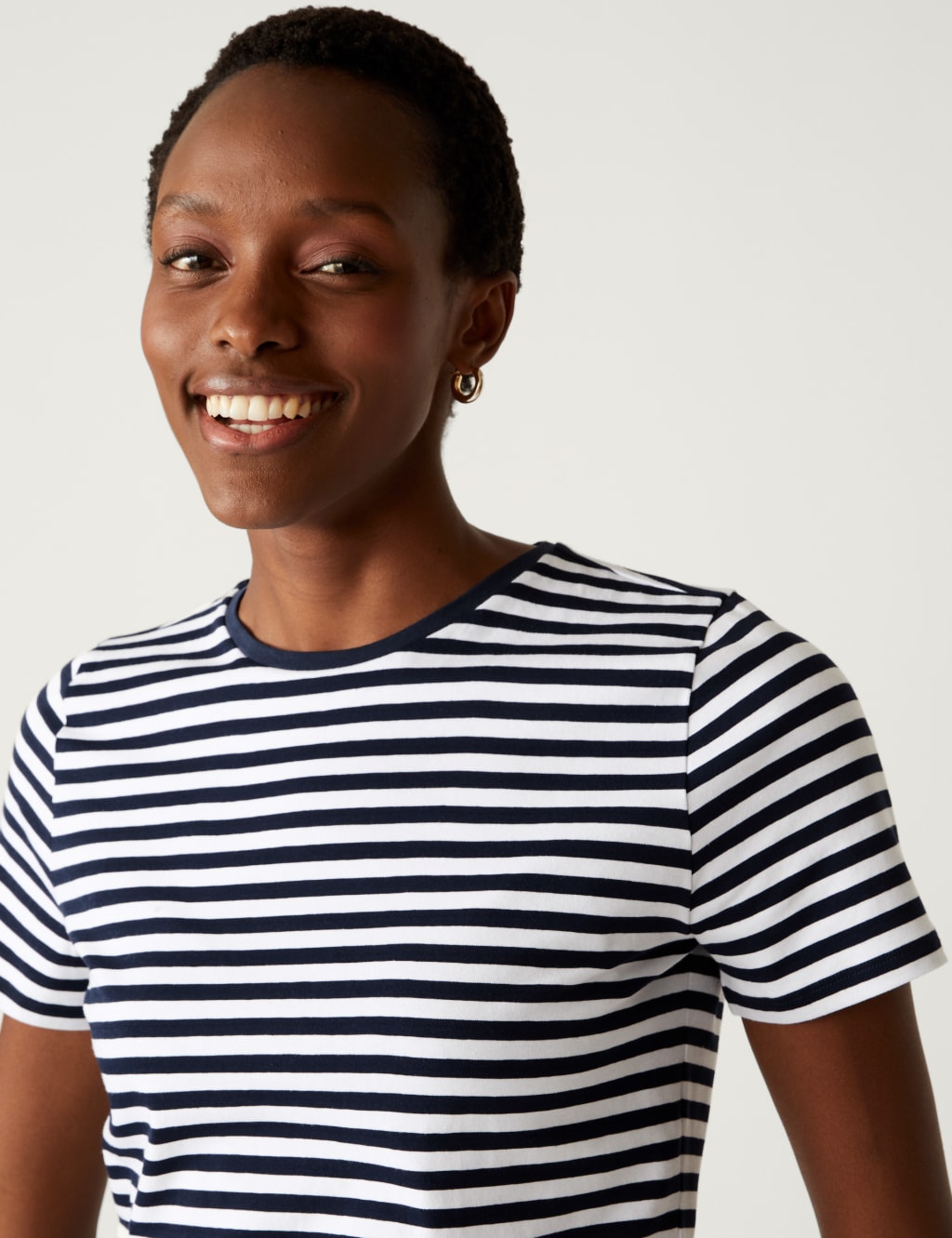 Cotton Rich Striped Slim Fit T-Shirt image 4