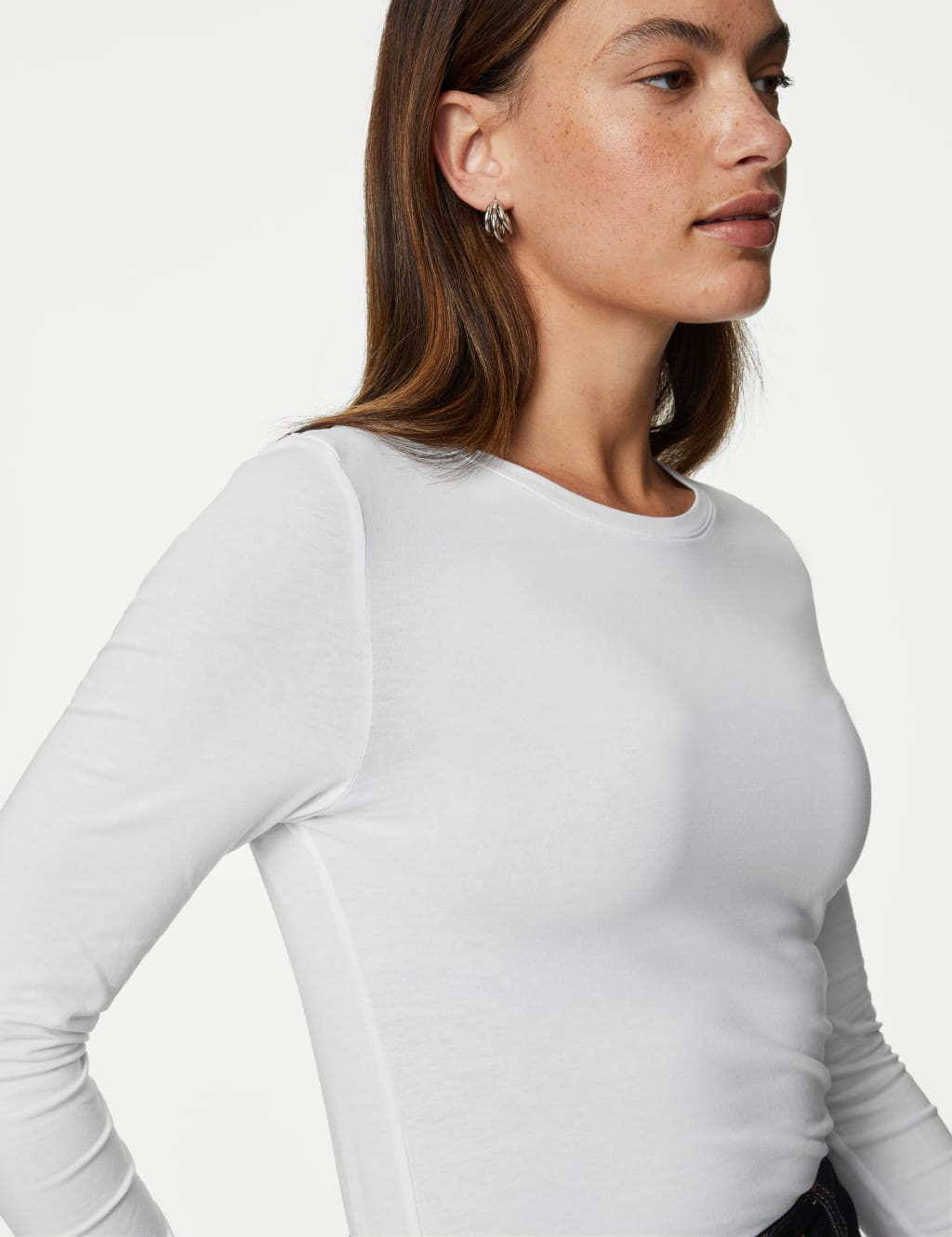 3pk Cotton Rich Slim Fit Top image 4