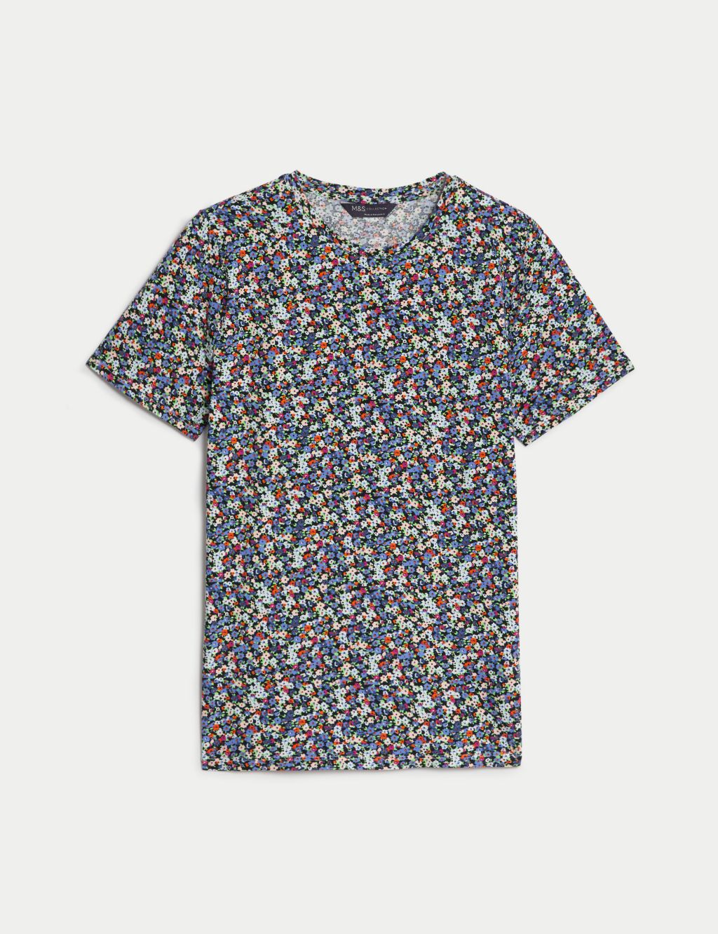 Cotton Rich Printed Slim Fit T-Shirt