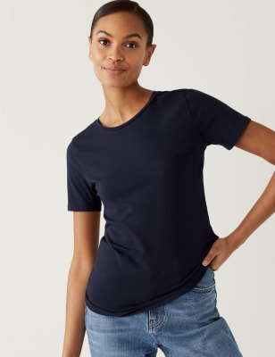 Cotton Rich Slim Fit T-Shirt | M&S Collection | M&S