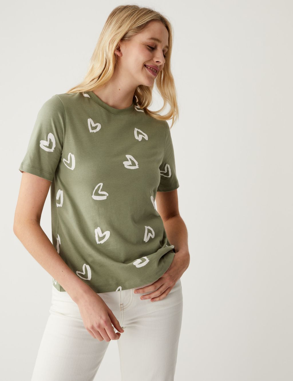 Pure Cotton Printed Everyday Fit T-Shirt image 2